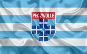 HD-wallpaper-pec-zwolle-dutch-football-club-logo-emblem-eredivisie-dutch-soccer-championship-zwolle-netherlands-silk-texture-zwolle-fc