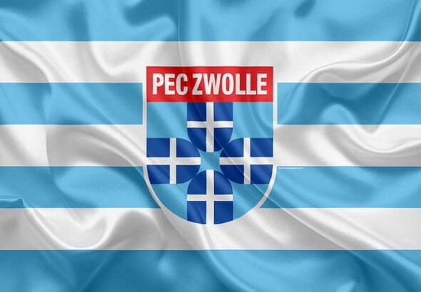 HD-wallpaper-pec-zwolle-dutch-football-club-logo-emblem-eredivisie-dutch-soccer-championship-zwolle-netherlands-silk-texture-zwolle-fc